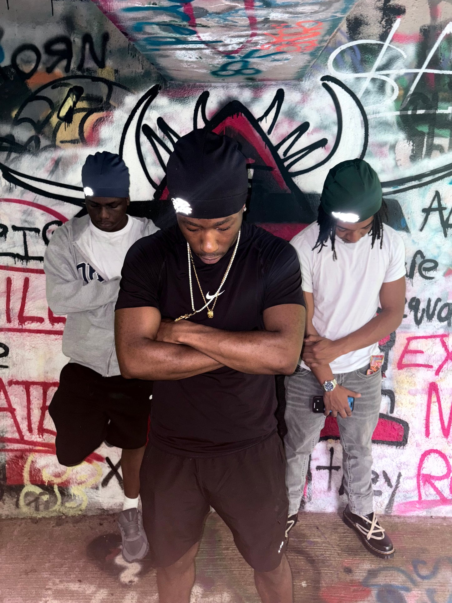 Black Satin-lined Skull Cap